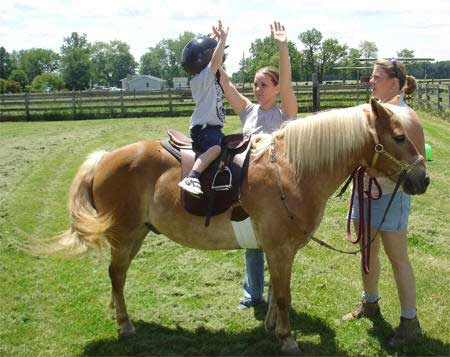 Horseback riding lessons at Trinity Farm in Clayton, IN
