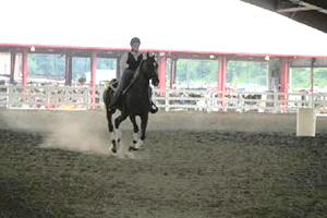 Hooray for our 4H team, Hannah and Charmed!
