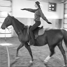 Horseback riding lessons at Trinity Farm in Clayton, IN