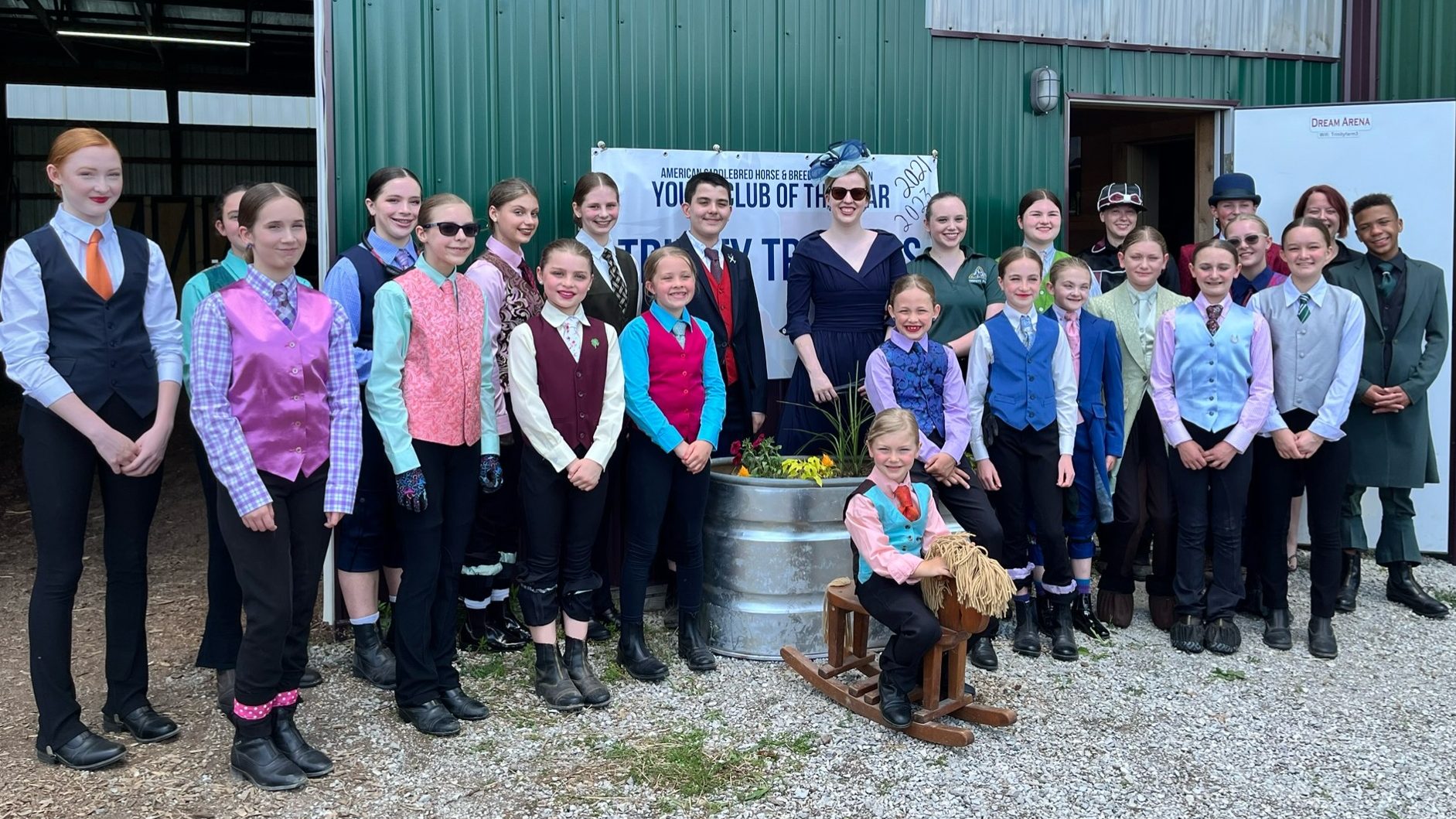 Show Horse Riders from Trinity Farm in Clayton, IN.