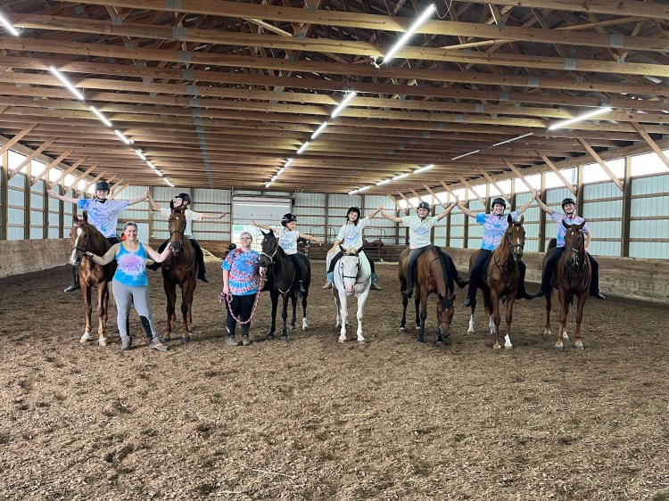 Riding camps at Trinity Farm, American Saddlebred training operation and lesson program in Clayton, IN