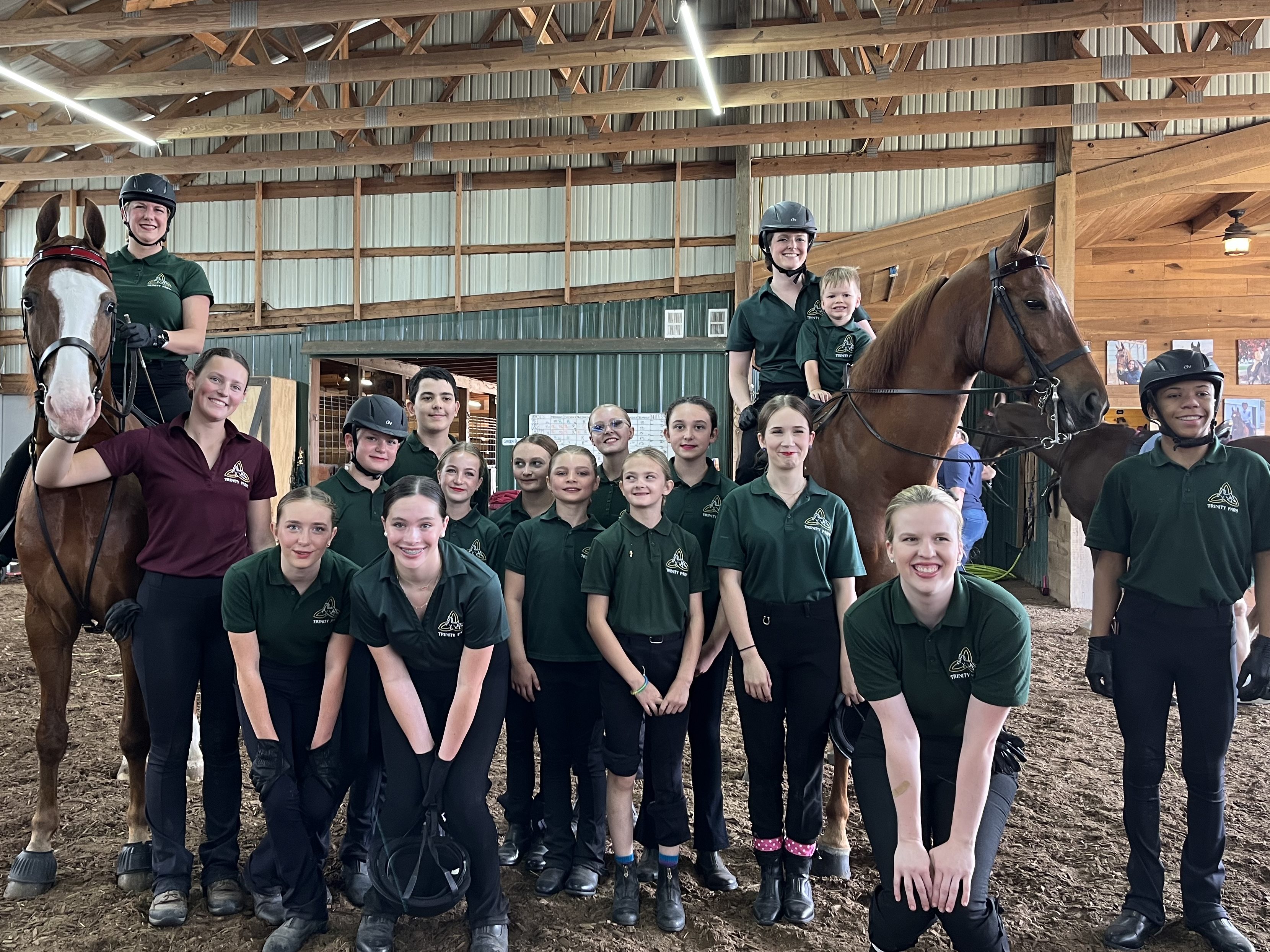 American Saddlebred Horseback riding lessons at Trinity Farm in Clayton, IN